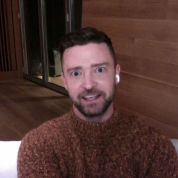 Justin Timberlake se confie sur la naissance de son 2e enfant dans l'émission "The Ellen Show", le 18 janvier 2021.