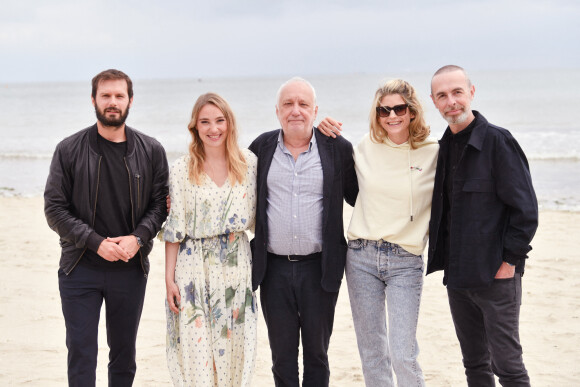 Hugo Becker, Déborah François, François Berléand, Alice Taglioni et Matthieu Gonet - Photocall du jury - Premier jour du 7ème Festival du Cinéma et Musique de Film de La Baule. Le 23 juin 2021 © Rachid Bellak / Bestimage