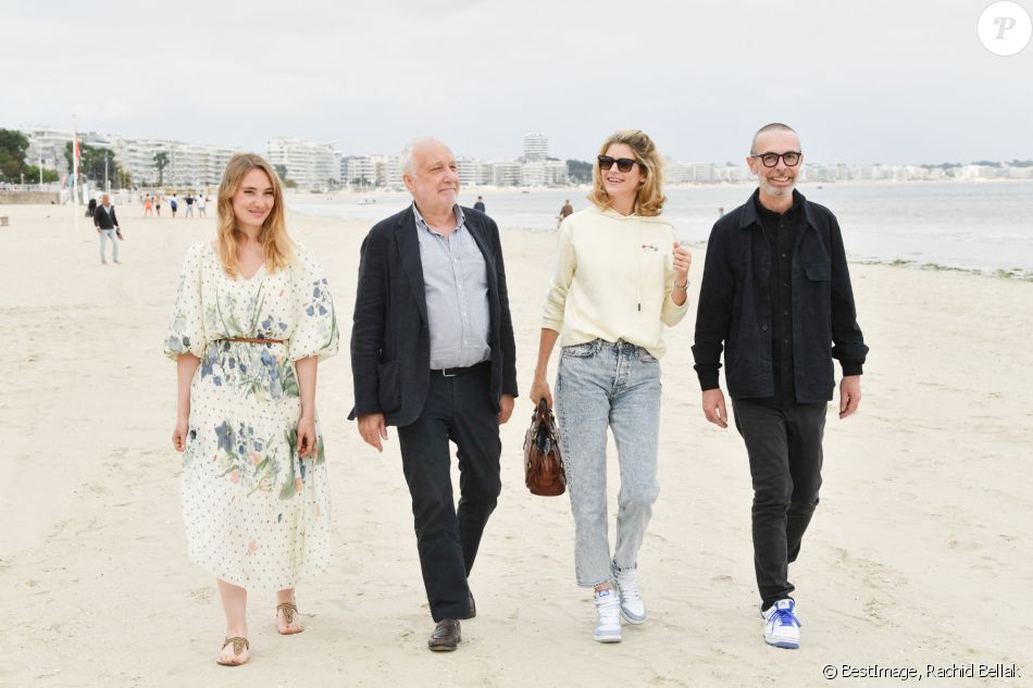 Déborah François, François Berléand, Alice Taglioni et Matthieu Gonet - Photocall du jury - Premier jour du 7ème Festival du Cinéma et Musique de Film de La Baule. Le 23 juin 2021 © Rachid Bellak / Bestimage