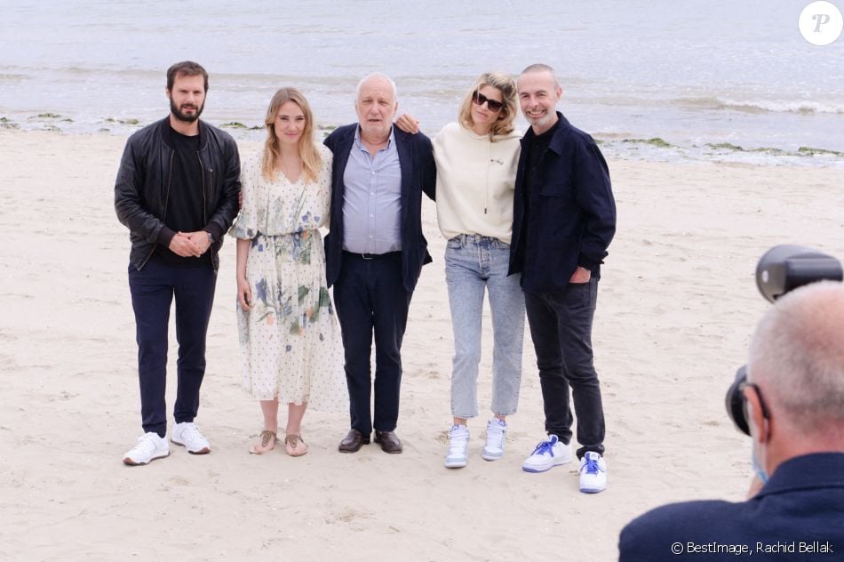 Hugo Becker, Déborah François, François Berléand, Alice Taglioni et Matthieu Gonet - Photocall du jury - Premier jour du 7ème Festival du Cinéma et Musique de Film de La Baule. Le 23 juin 2021 © Rachid Bellak / Bestimage