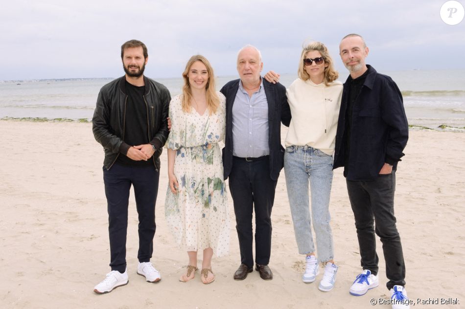 Hugo Becker, Déborah François, François Berléand, Alice Taglioni et Matthieu Gonet - Photocall du jury - Premier jour du 7ème Festival du Cinéma et Musique de Film de La Baule. Le 23 juin 2021 © Rachid Bellak / Bestimage