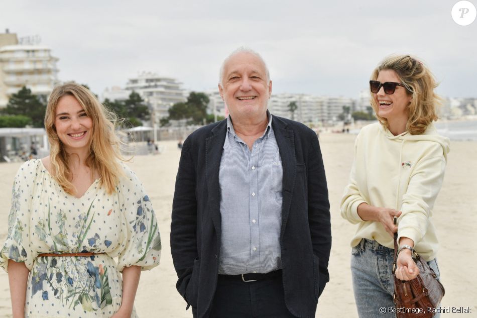 Déborah François, François Berléand, Alice Taglioni - Photocall du jury - Premier jour du 7ème Festival du Cinéma et Musique de Film de La Baule. Le 23 juin 2021 © Rachid Bellak / Bestimage