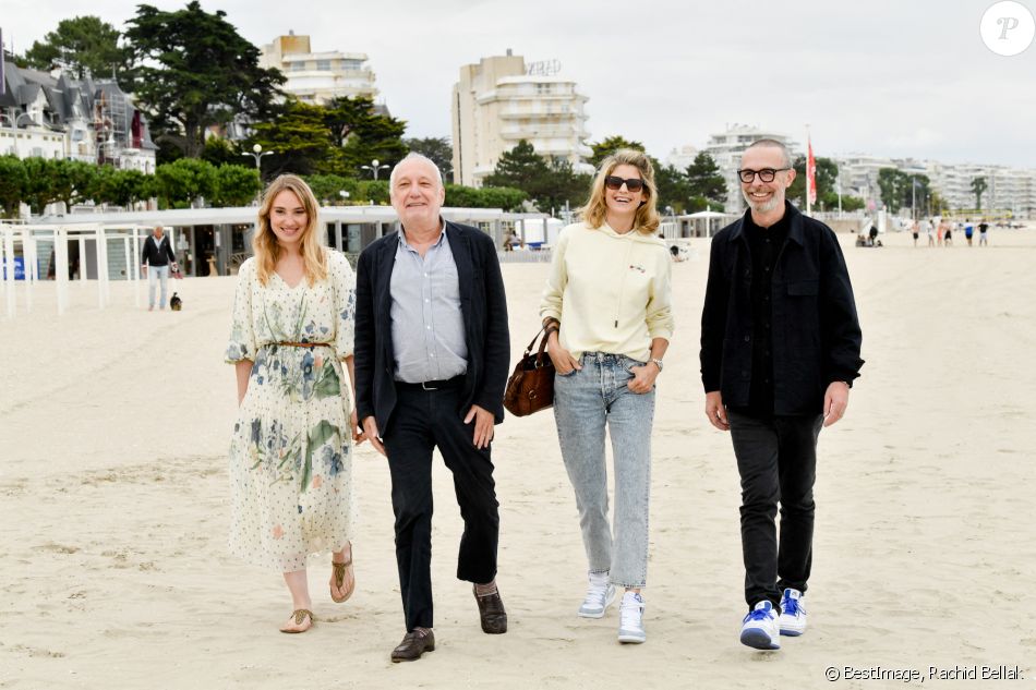 Déborah François, François Berléand, Alice Taglioni et Matthieu Gonet - Photocall du jury - Premier jour du 7ème Festival du Cinéma et Musique de Film de La Baule. Le 23 juin 2021 © Rachid Bellak / Bestimage