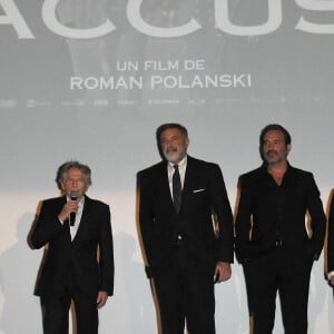 Roman Polanski, Luca Barbareschi, Jean Dujardin - Avant-première du film "J'accuse" au cinéma UGC Normandie en présence des acteurs et du réalisateur à Paris le 12 novembre 2019. © Coadic Guirec/Bestimage