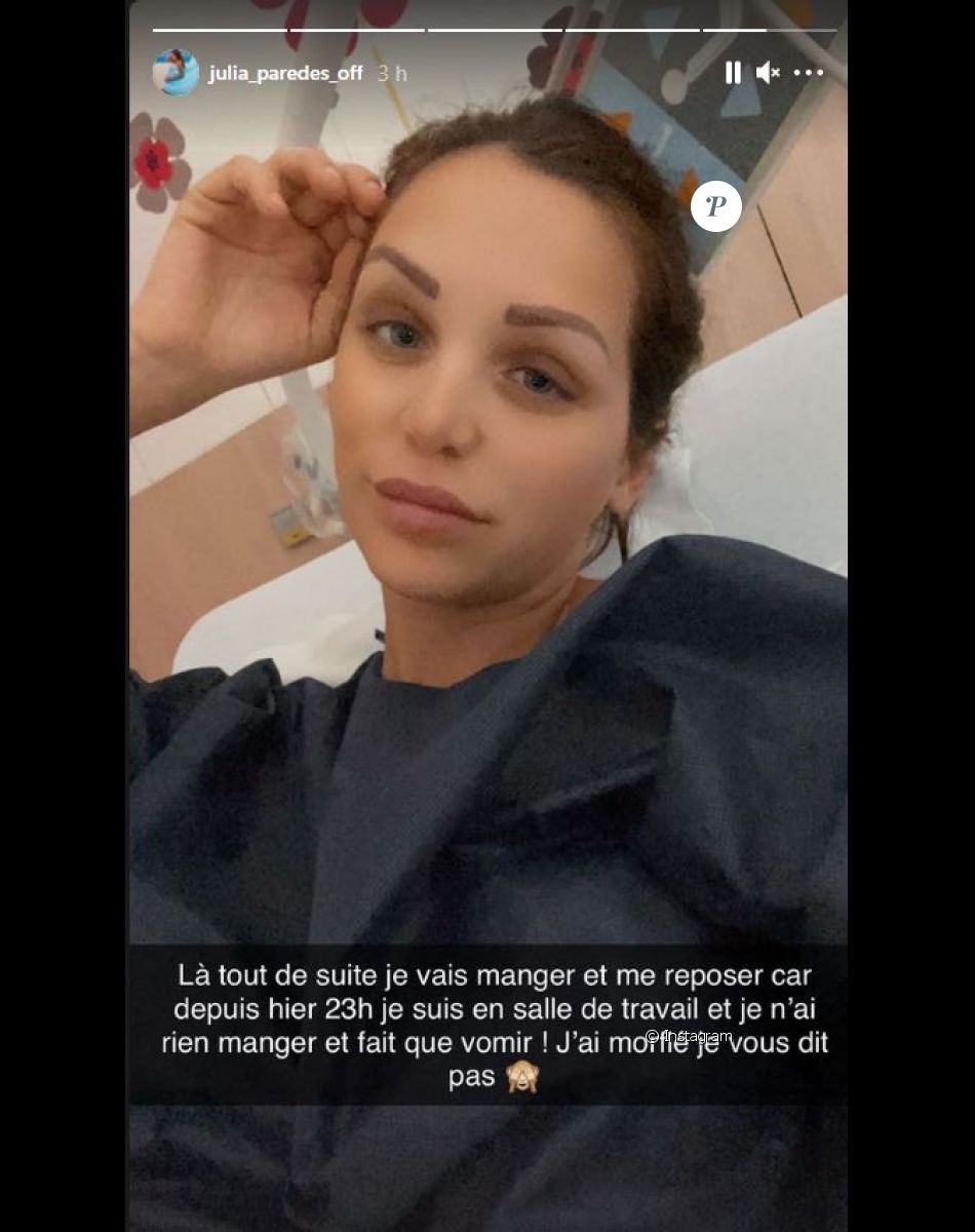 Julia Paredes donne de ses nouvelles après son accouhement, le 25 juin 2021