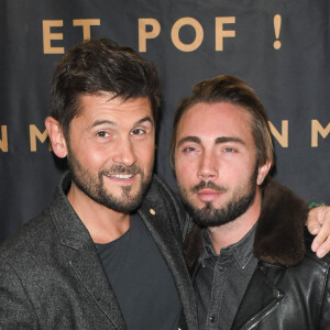 Christophe Beaugrand et son mari Ghislain Gerin - Générale du nouveau spectacle "Muriel Robin et Pof !" au Palais des Sports à Paris le 3 octobre 2019. © Coadic Guirec/Bestimage