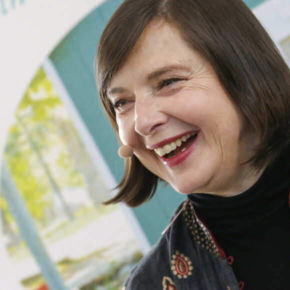 Isabella Rossellini présente son livre "Meine Hubner und Ich" à Munich, le 7 mars 2017.