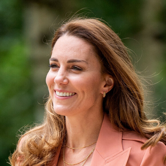 Catherine (Kate) Middleton, duchesse de Cambridge, visite le musée d'histoire naturelle de Londres, Royaume Uni, le 22 juin 2021.