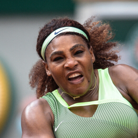 Serena Williams (Etats unis) lors du 3ème tour simples Dames des Internationaux de France à Roland Garros, à Paris, France, le 4 juin 2021. © Federico Pestellini/Panoramic/Bestimage 