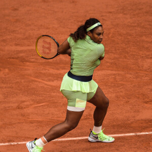Serena Williams ( Etats unis ) lors des internationaux de France de tennis à Roland Garros le 2 juin 2021. © Federico Pestellini / Panoramic / Bestimage 