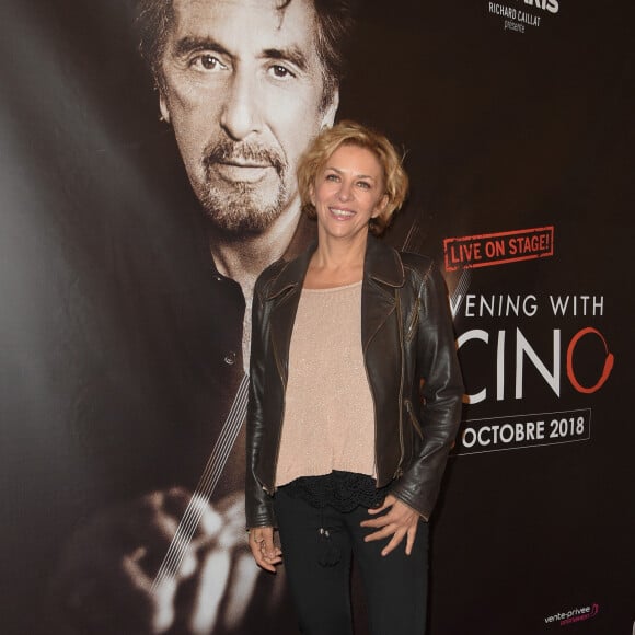 Exclusif - Corinne Touzet - Célébrités à la repésentation "An Evening With Al Pacino" au théâtre de Paris à Paris, France, le 22 octobre 2018. © Coadic Guirec/Bestimage 