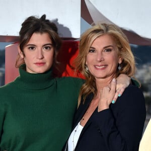 Michèle Laroque et sa fille Oriane Deschamps durant la présentation du film de Michèle Laroque "Brillantissime" en avant-première à Nice aux Pathé Cinémas. © Bruno Bebert/Bestimage