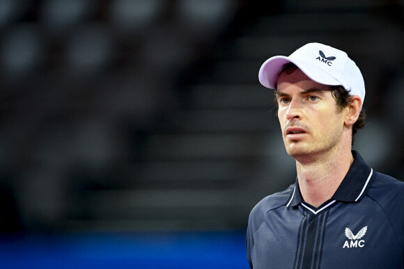 Andy Murray à l'Open Sud de France, le 23 février 2021. © JB Autissier / Panoramic / Bestimage