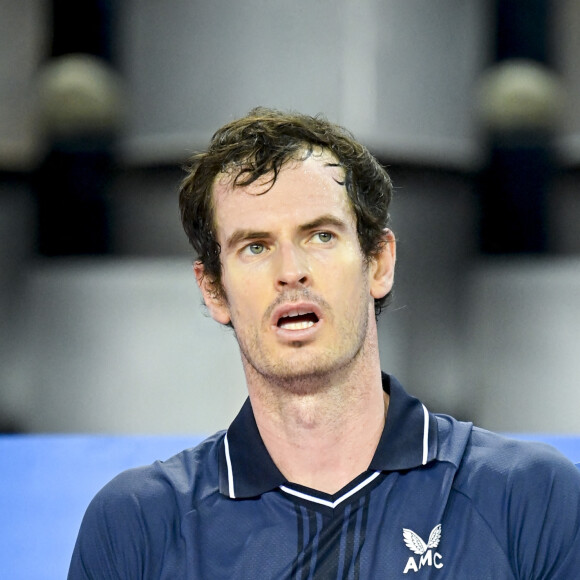 Andy Murray à l'Open Sud de France, le 23 février 2021. © JB Autissier / Panoramic / Bestimage