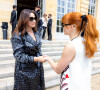 Monica Bellucci et Jessica Chastain arrivent au Musée Rodin pour assister au défilé de mode Haute-Couture 2021/2022 Christian Dior. Paris, le 5 kjuillet 2021. © Olivier Borde/Bestimage