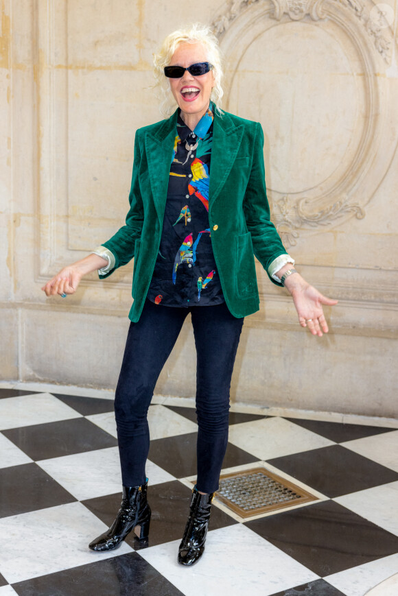 Ellen Von Unwerth arrive au Musée Rodin pour assister au défilé de mode Haute-Couture 2021/2022 Christian Dior. Paris, le 5 kjuillet 2021. © Olivier Borde/Bestimage