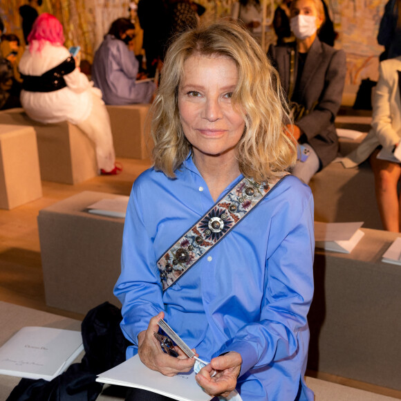 Nicole Garcia assiste au défilé de mode Haute-Couture 2021/2022 Christian Dior au musée Rodin. Paris, le 5 juillet 2021. © Olivier Borde/Bestimage