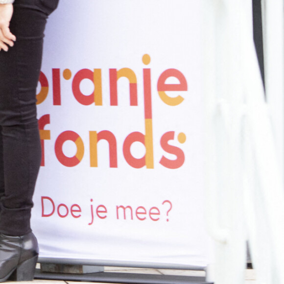 Le roi Willem-Alexander et la reine Maxima des Pays-Bas lors de la remise des certificats de la 4ème édition de l'Oranje Fonds Groeiprogramma (Orange Fund Growth Programme) à Hilversum, Pays-Bas, le 30 juin 2021.