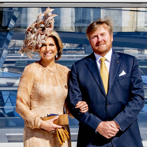 Le roi Willem-Alexander et la reine Maxima des Pays-Bas visitent le Bundestag dans le cadre de leur visite d'état de trois jours en Allemagne.