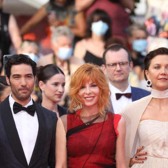 Song Kang-Ho, Tahar Rahim, Mylène Farmer, Maggie Gyllenhaal (habillée en Celine), Spike Lee - Montée des marches du film " Annette " lors de la cérémonie d'ouverture du 74ème Festival International du Film de Cannes. Le 6 juillet 2021 © Borde-Jacovides-Moreau / Bestimage 