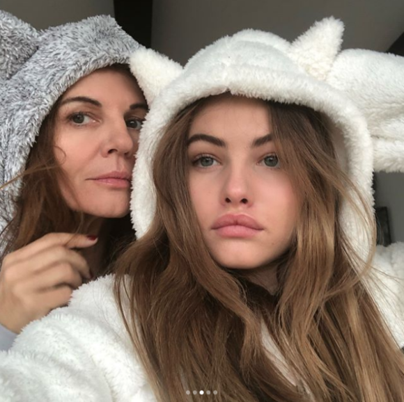 Véronika Loubry et Thylane Blondeau sur une photo publiée sur Instagram le 15 décembre 2017