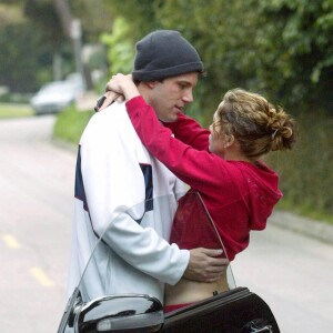 Jennifer Lopez et Ben Affleck à Beverly Hills en 2003.