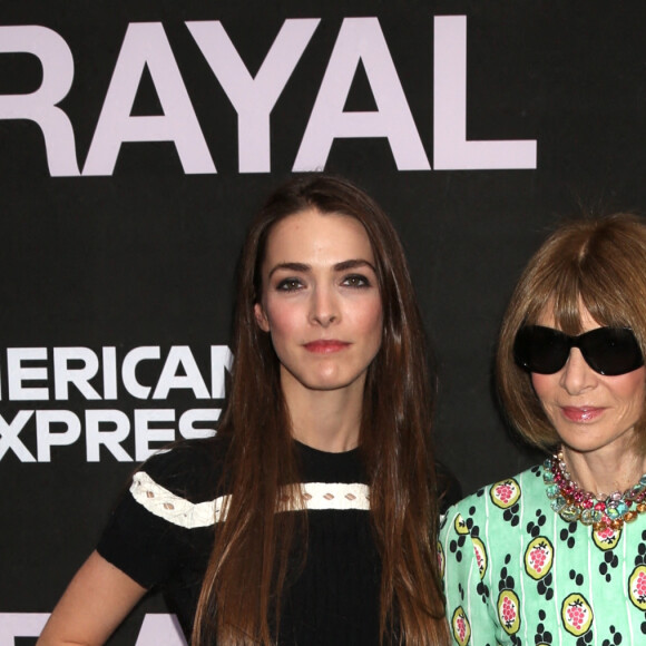 Anna Wintour et sa fille Bee Shaffer au Bernard B. Jacobs Theatre à New York, le 5 septembre 2019.