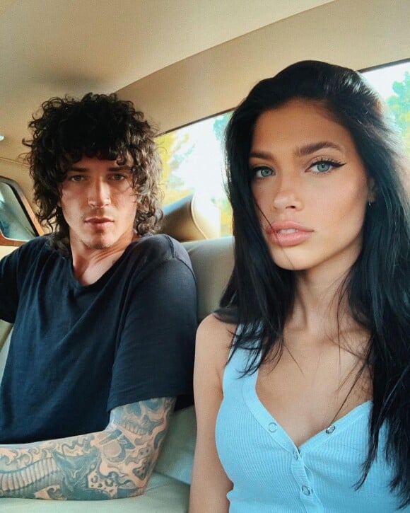 Julian Perretta et Kambree Dalton à Saint-Tropez. Mars 2021