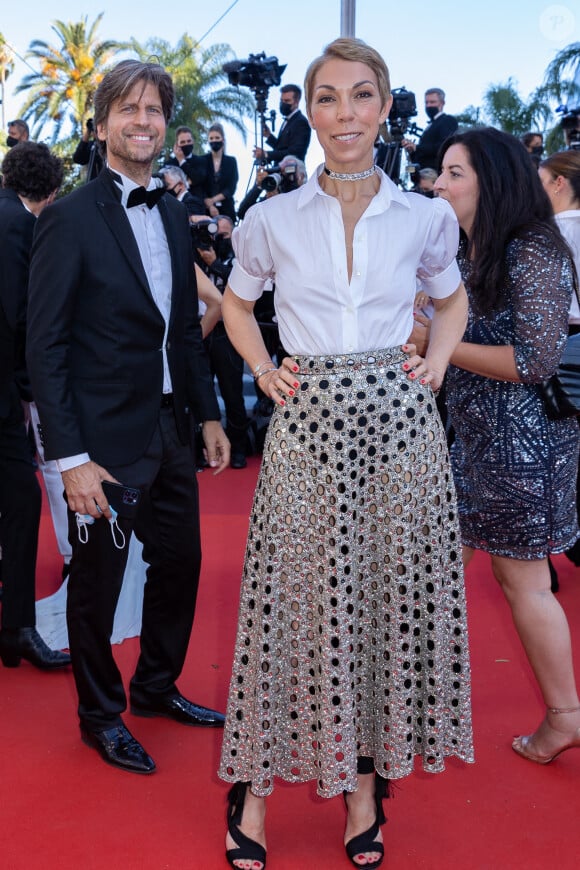 Mathilde Favier - Montée des marches du film "Aline" lors du 74e Festival International du Film de Cannes. Le 13 juillet 2021. © Borde-Jacovides-Moreau / Bestimage