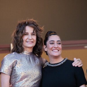 Valérie Lemercier, Victoria Sio - Montée des marches du film "Aline" lors du 74e Festival International du Film de Cannes. Le 13 juillet 2021. © Borde-Jacovides-Moreau / Bestimage