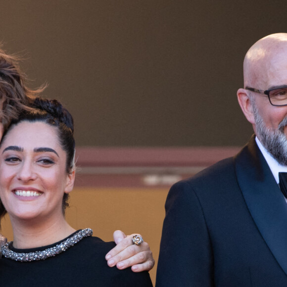 Valérie Lemercier, Victoria Sio, Sylvain Marcel - Montée des marches du film "Aline" lors du 74e Festival International du Film de Cannes. Le 13 juillet 2021. © Borde-Jacovides-Moreau / Bestimage