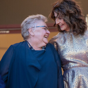 Danielle Fichaud, Valérie Lemercier - Montée des marches du film "Aline" lors du 74e Festival International du Film de Cannes. Le 13 juillet 2021. © Borde-Jacovides-Moreau / Bestimage