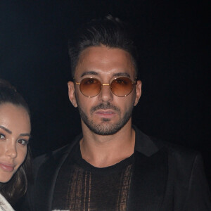 Nabilla Benattia (enceinte) et son mari Thomas Vergara au photocall de l'after party "Magnum x Rita Ora" sur la plage privée Magnum lors du 72ème Festival International du Film de Cannes, France,le 16 mai 2019. © Veeren/Bestimage 