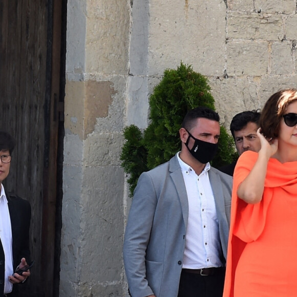 Maggie Gyllenhaal et Spike Lee - Les membres du jury déjeunent en terrasse pendant le 74 ème festival international du film à Cannes (6-17 juillet 2021), le 14 juillet 2021. 