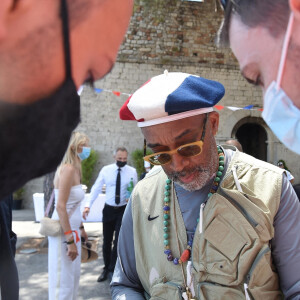 Spike Lee - Les membres du jury déjeunent en terrasse pendant le 74 ème festival international du film à Cannes (6-17 juillet 2021), le 14 juillet 2021. 