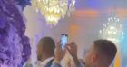 M. Pokora et Christina Milian au mariage de Gaël Monfils.