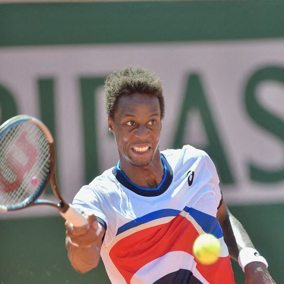 Gaël Monfils lors du 3ème tour des Internationaux de France de Tennis de Roland Garros à Paris. Le 1er juin 2021