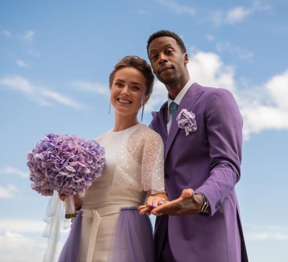 Gaël Monfils et sa belle Elina ont célébré leur mariage à Genève, en Suisse, le 16 juillet 2021.