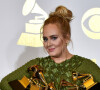 Adele aux Grammy Awards de Los Angeles en 2017.