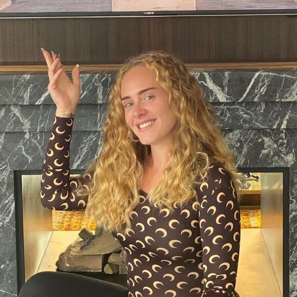 La chanteuse Adele sur Instagram.