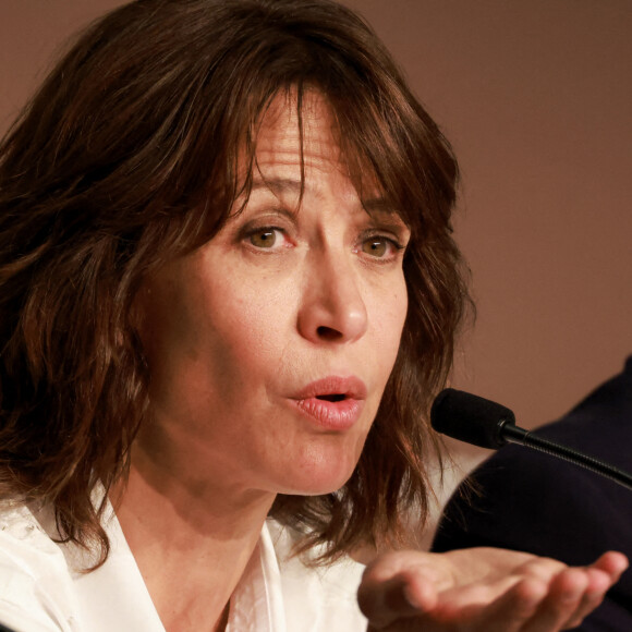 Sophie Marceau lors de la Conférence de presse du film "Tout s'est bien passé" lors du 74ème festival international du film de Cannes le 8 juillet 2021. © Borde / Jacovides / Moreau / Pool / Bestimage