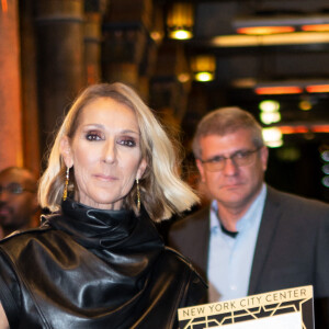 Céline Dion quitte un théâtre de Broadway à New York le 4 février 2020.