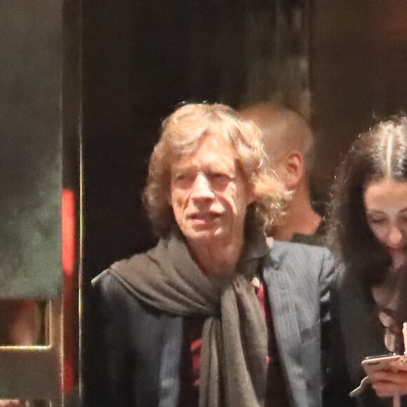 Exclusif - Prix Spécial - No Web No Blog - Mick Jagger et sa compagne la danseuse étoile Melanie Hamrick à la sortie du restaurant Masseria Dei Vini à New York City, New York, Etats-Unis, le 17 juin 2017.