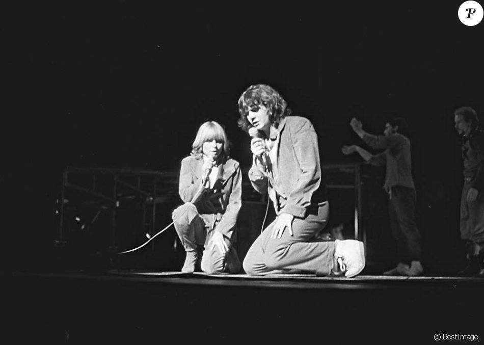 France Gall et Daniel Balavoine, première du spectacle Starmania , le 4 avril 1979