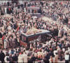 Obsèques de Daniel Balavoine à Biarritz en 1986.