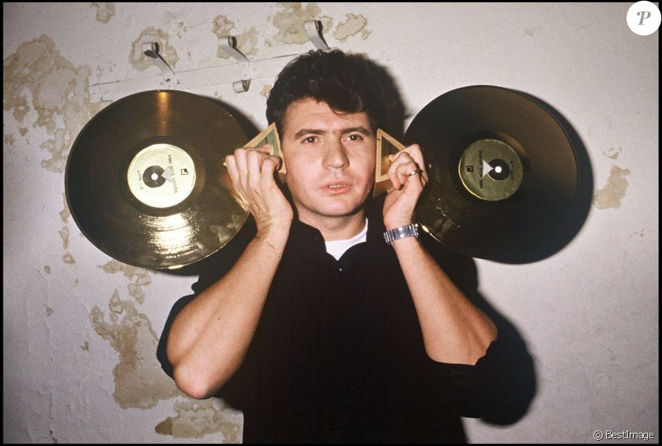 Daniel Balavoine au casino de Paris, le 23 novembre 1984.