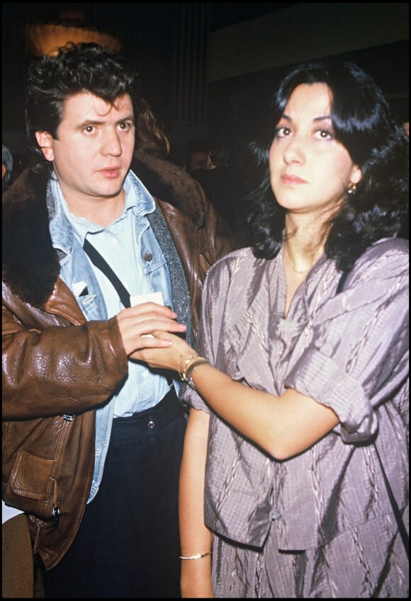 Archives - Daniel Balavoine et son épouse Corinne, le 19 décembre 1984. 