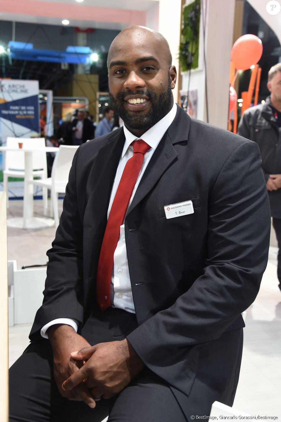 Teddy Riner au Parc des Expositions de la Porte de Versailles à Paris le 23 septembre 2018. © Giancarlo Gorassini/Bestimage