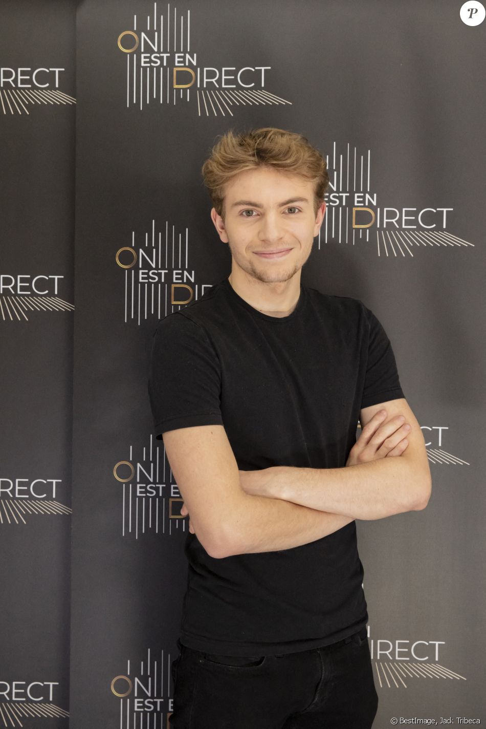Exclusif - Arthur Germain (fils de Anne Hidalgo) venu parler de son prochain défi : descendre la Seine à la nage - Backstage de l'émission OEED (On Est En Direct) , présentée par L.Ruquier et diffusée en direct le 20 mars 2021 sur France 2. Paris, le 20 mars 2021. © Jack Tribeca / Bestimage