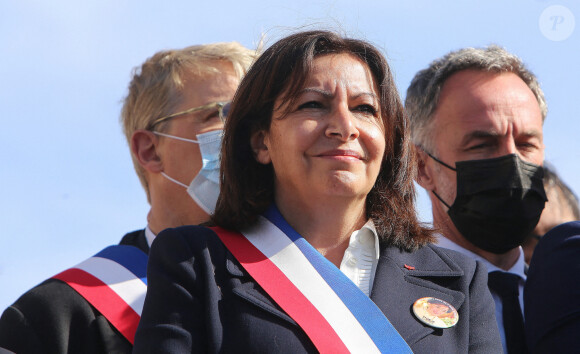 Anne Hidalgo - Hommage à Sarah Halimi sur la place du Trocadero à Paris.